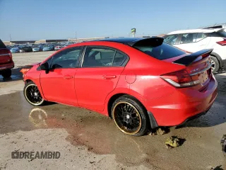 2015 Honda Civic Sedan Si with VIN 2HGFB6E59FH709589, listed as a Copart auction lot 48765265 with 73,331 mi miles and Salvage Title. Bid and sale history available at carsss.com. Image 2.