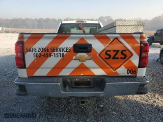 2018 Chevrolet Silverado 1500 Work Truck with VIN 1GCNCNECXJZ906067, listed as a Copart auction lot 46873105 with 104,068 mi miles and Salvage Title. Bid and sale history available at carsss.com. Image 6.