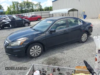 2011 Honda Accord LX with VIN 1HGCP2F33BA081354, listed as a Copart auction lot 60515505 with 198,365 mi miles and Salvage title. Bid and sale history available at DreamBid. Image 1.