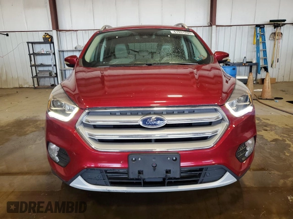 2019 Ford Escape Titanium with VIN 1FMCU9J98KUB93072, listed as a Copart auction lot 61931205 with 64,412 mi miles and Salvage title. Bid and sale history available at DreamBid. Image 5.