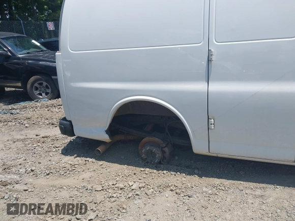 2019 Chevrolet Express Cargo with VIN 1GCWGAFP0K1351293, listed as a IAAI auction lot 42499545 with Not provided miles and . Bid and sale history available at DreamBid. Image 14.