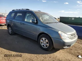 2008 Kia Sedona LX with VIN KNDMB233086261604, listed as a Copart auction lot 48936035 with 313,041 mi miles and Salvage Title. Bid and sale history available at carsss.com. Image 4.