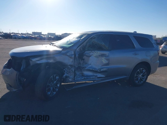 2019 Dodge Durango GT Plus with VIN 1C4RDJDG9KC780204, listed as a IAAI auction lot 41528411 with 92,026 mi miles and . Bid and sale history available at DreamBid. Image 14.