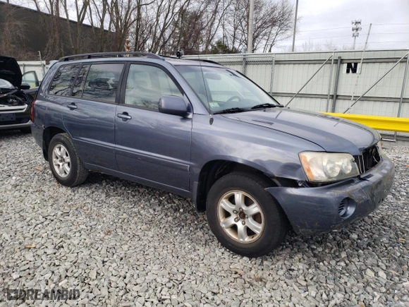 2003 Toyota Highlander with VIN JTEHF21A730150384, listed as a Copart auction lot 48687815 with 205,399 mi miles and Clean Title. Bid and sale history available at carsss.com. Image 4.