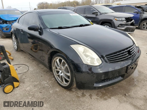 2006 Infiniti G35 Coupe with VIN JNKCV54E76M715200, listed as a Copart auction lot 79672624 with 123,744 mi miles and Salvage Title. Bid and sale history available at carsss.com. Image 4.