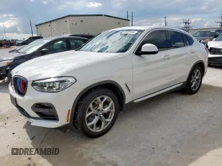 2021 BMW X4 xDrive30i z VIN 5UX2V1C09M9F43085, wystawiony jako Copart lot #56329655 z przebiegiem 59 633 mil mil oraz Szkoda całkowita • Salvage title. Historia ofert i sprzedaży dostępna na DreamBid. Obrazek 1.
