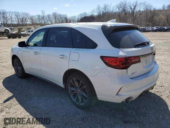 2020 Acura MDX w/Technology/A-Spec Pkg with VIN 5J8YD4H05LL032501, listed as a Copart auction lot 51182145 with 34,238 mi miles and Salvage Title. Bid and sale history available at carsss.com. Image 2.
