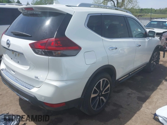 2019 Nissan Rogue SV with VIN 5N1AT2MT8KC805074, listed as a IAAI auction lot 42045982 with 16,705 mi miles and . Bid and sale history available at DreamBid. Image 4.