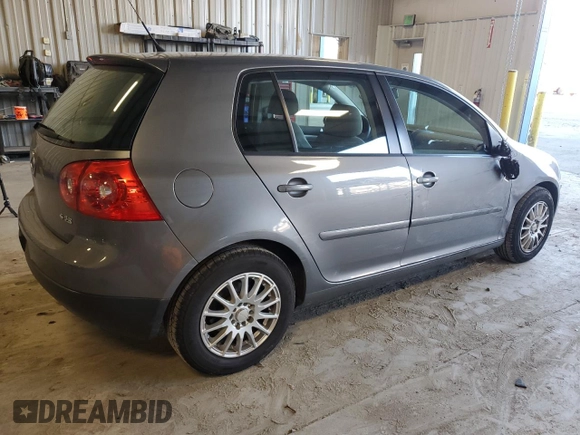 2009 Volkswagen Rabbit S with VIN WVWDA71K39W068097, listed as a Copart auction lot 88884305 with 134,312 mi miles and Salvage title. Bid and sale history available at DreamBid. Image 3.