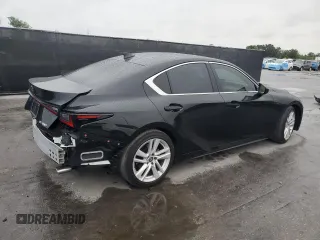 2023 Lexus IS 300 with VIN JTHCA1D26P5123020, listed as a Copart auction lot 51958175 with 30,539 mi miles and Salvage title. Bid and sale history available at DreamBid. Image 3.