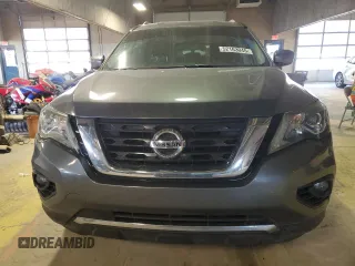 2017 Nissan Pathfinder SV z VIN 5N1DR2MM7HC648330, wystawiony jako Copart lot #52163045 z przebiegiem 138 602 mil mil oraz Szkoda całkowita • Salvage title. Historia ofert i sprzedaży dostępna na DreamBid. Obrazek 5.
