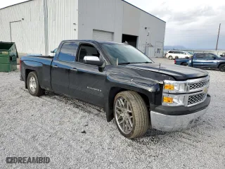 2015 Chevrolet Silverado 1500 LS with VIN 1GCRCPEH5FZ181364, listed as a Copart auction lot 84727204 with 0 mi miles and Salvage Title. Bid and sale history available at carsss.com. Image 4.