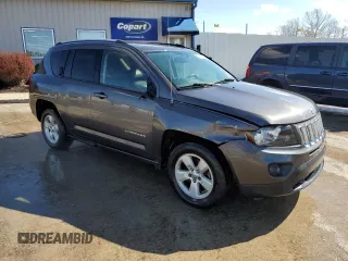 2016 Jeep Compass High Altitude Edition with VIN 1C4NJCEA4GD792582, listed as a Copart auction lot 48812395 with 181,896 mi miles and Salvage Title. Bid and sale history available at carsss.com. Image 4.