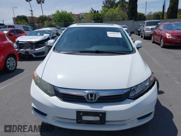 2012 Honda Civic EX-L with VIN 19XFB2F92CE381075, listed as a IAAI auction lot 42024543 with 102,703 mi miles and . Bid and sale history available at DreamBid. Image 12.