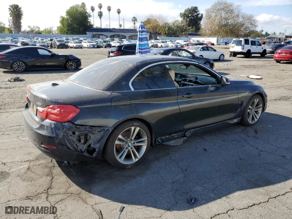 2016 BMW 4 Series 428i with VIN WBA3V7C59G5A26799, listed as a Copart auction lot 42437285 with 58,030 mi miles and Salvage Title. Bid and sale history available at carsss.com. Image 3.