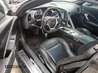 2019 Chevrolet Corvette Z06 2LZ with VIN 1G1YS2D65K5602382, listed as a Copart auction lot 51333025 with 52,787 mi miles and Salvage Title. Bid and sale history available at carsss.com. Image 8.