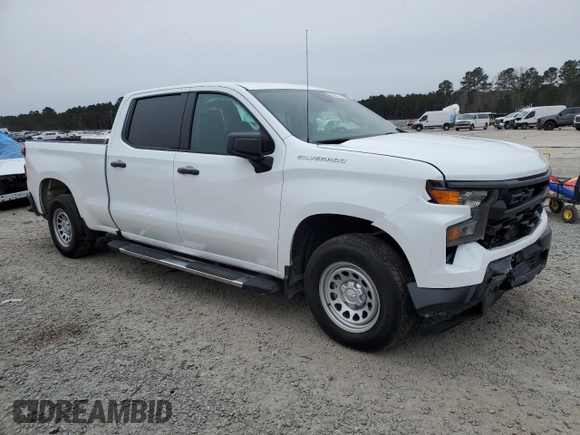 2023 Chevrolet Silverado 1500 with VIN 1GCPAAEDXPZ294137, listed as a Copart auction lot 88220115 with 42,456 mi miles and Salvage Title. Bid and sale history available at DreamBid. Image 4.