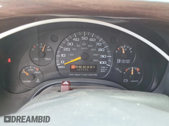 2000 Chevrolet Express Cargo YF7 with VIN 1GBFG15R6Y1185264, listed as a Copart auction lot 61132965 with 147,777 mi miles and Salvage title. Bid and sale history available at DreamBid. Image 9.