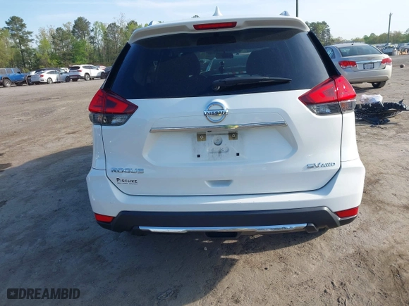 2017 Nissan Rogue SV with VIN KNMAT2MV2HP571019, listed as a IAAI auction lot 42074667 with 164,965 mi miles. Bid and sale history available at carsss.com. Image 16.