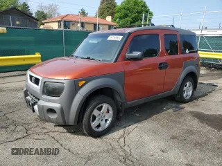 2003 Honda Element EX z VIN 5J6YH27643L035106, wystawiony jako Copart lot #59239585 z przebiegiem Nie podano mil oraz Czysty tytuł • Clean title. Historia ofert i sprzedaży dostępna na DreamBid. Obrazek 1.