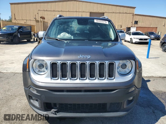 2018 Jeep Renegade Limited with VIN ZACCJADB7JPH56786, listed as a Copart auction lot 48423375 with 85,964 mi miles and Salvage title. Bid and sale history available at DreamBid. Image 5.