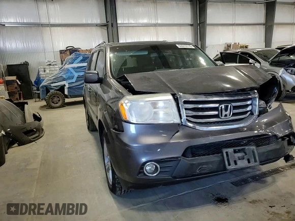 2015 Honda Pilot EX-L with VIN 5FNYF4H50FB044387, listed as a Copart auction lot 53312715 with 114,482 mi miles and Salvage Title. Bid and sale history available at carsss.com. Image 12.