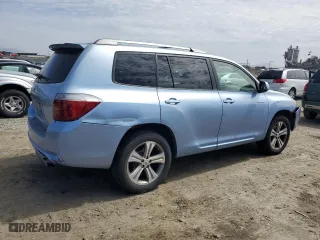 2009 Toyota Highlander Sport with VIN JTEDS43A992076949, listed as a Copart auction lot 49296505 with 122,331 mi miles and Salvage Title. Bid and sale history available at carsss.com. Image 3.