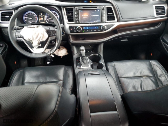 2015 Toyota Highlander Limited with VIN 5TDDKRFH7FS216348, listed as a Copart auction lot 50012075 with 103,298 mi miles and Salvage Title. Bid and sale history available at carsss.com. Image 8.