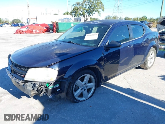 2014 Dodge Avenger SE with VIN 1C3CDZAG9EN223122, listed as a IAAI auction lot 40882250 with 139,552 mi miles. Bid and sale history available at carsss.com. Image 2.