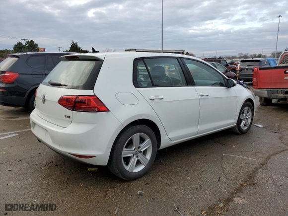 2017 Volkswagen Golf S with VIN 3VW217AU1HM076803, listed as a Copart auction lot 72657062 with 50,457 mi miles. Bid and sale history available at carsss.com. Image 3.