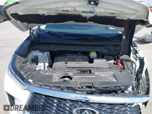 2024 Infiniti QX60 Luxe with VIN 5N1DL1FR2RC354193, listed as a IAAI auction lot 41829558 with 7,748 mi miles and . Bid and sale history available at DreamBid. Image 10.