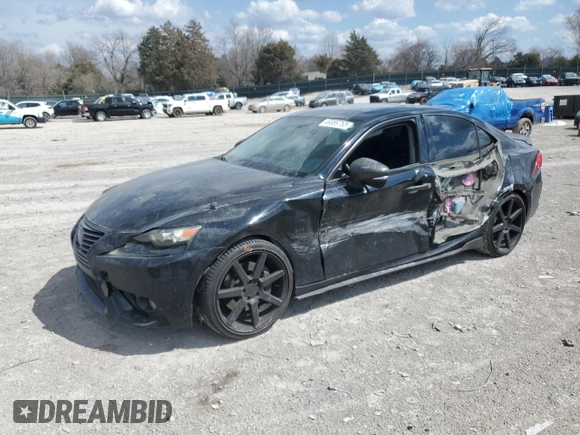 2014 Lexus IS 350 with VIN JTHBE1D29E5005055, listed as a Copart auction lot 49089765 with 159,146 mi miles and Salvage Title. Bid and sale history available at carsss.com. Image 1.