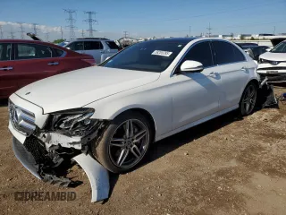 2019 Mercedes-Benz E 300 with VIN WDDZF4KB8KA562114, listed as a Copart auction lot 58205285 with 73,957 mi miles and Salvage title. Bid and sale history available at DreamBid. Image 1.