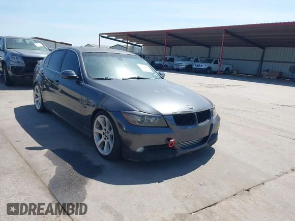 2008 BMW 3 Series 335i with VIN WBAVB775X8NH78654, listed as a IAAI auction lot 41885433 with 127,451 mi miles. Bid and sale history available at carsss.com. Image 1.
