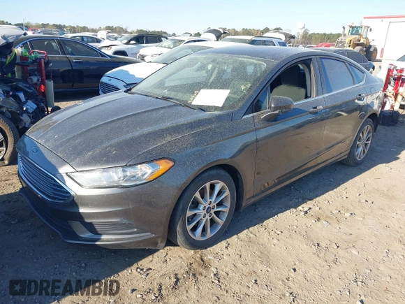 2017 Ford Fusion SE with VIN 3FA6P0HD9HR249735, listed as a IAAI auction lot 41883951 with 146,321 mi miles. Bid and sale history available at carsss.com. Image 2.
