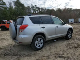 2007 Toyota RAV4 with VIN JTMBD33V476042541, listed as a Copart auction lot 50938955 with 209,425 mi miles and Salvage Title. Bid and sale history available at carsss.com. Image 3.