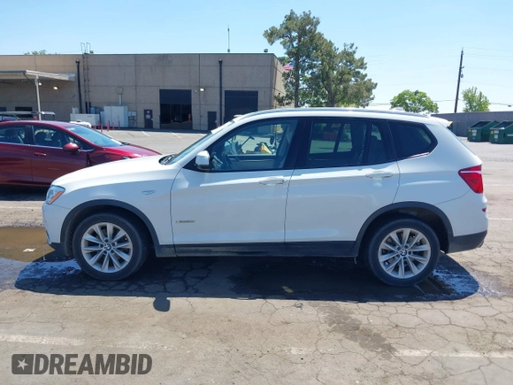 2015 BMW X3 xDrive28i with VIN 5UXWX9C52F0D56266, listed as a IAAI auction lot 42064154 with 52,233 mi miles. Bid and sale history available at carsss.com. Image 14.