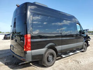 2024 Mercedes-Benz Sprinter with VIN W1Z4NFHY1RP657272, listed as a Copart auction lot 60140344 with Not Provided miles and Salvage Title. Bid and sale history available at DreamBid. Image 3.