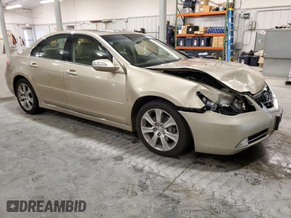 2009 Acura RL Tech Pkg with VIN JH4KB26669C001318, listed as a Copart auction lot 78960464 with 135,333 mi miles and Salvage Title. Bid and sale history available at carsss.com. Image 4.