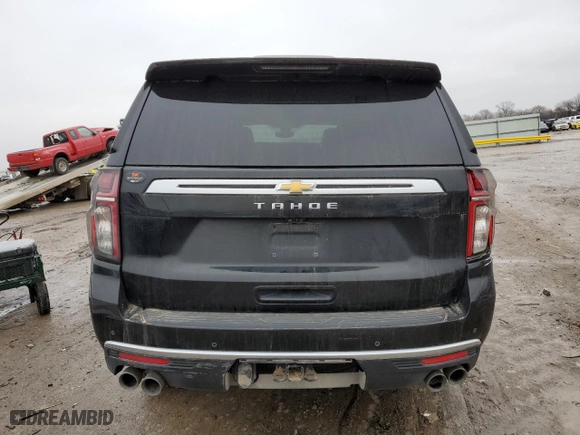 2022 Chevrolet Tahoe High Country with VIN 1GNSKTKL5NR161434, listed as a Copart auction lot 39788164 with 46,137 mi miles and Salvage Title. Bid and sale history available at carsss.com. Image 6.