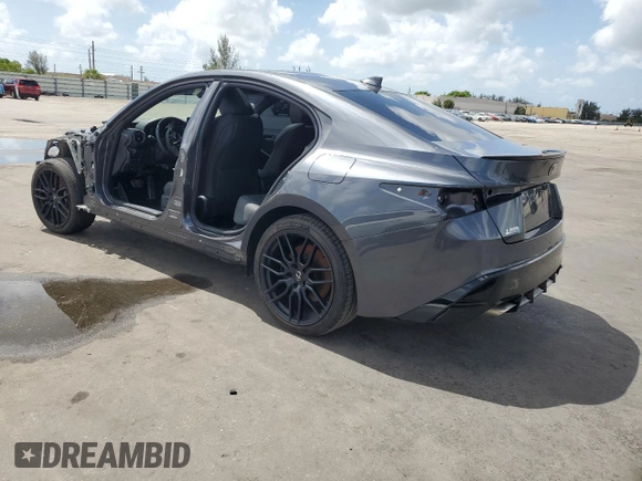 2023 Lexus IS 500 F Sport Performance z VIN JTHAP1D20P5002151, wystawiony jako Copart lot #60993705 z przebiegiem Nie podano mil oraz Szkoda całkowita • Salvage title. Historia ofert i sprzedaży dostępna na DreamBid. Obrazek 2.