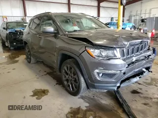2021 Jeep Compass 80th Anniversary with VIN 3C4NJDEB8MT570616, listed as a Copart auction lot 56180625 with 36,278 mi miles and Salvage title. Bid and sale history available at DreamBid. Image 14.