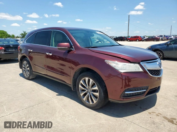 2014 Acura MDX Technology z VIN 5FRYD4H43EB009787, wystawiony jako Copart lot #60288555 z przebiegiem 128 610 mil mil oraz Szkoda całkowita • Salvage title. Historia ofert i sprzedaży dostępna na DreamBid. Obrazek 4.