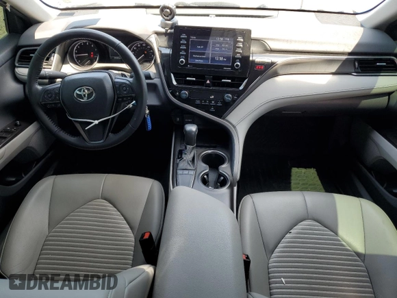 2023 Toyota Camry SE with VIN 4T1G11AK4PU095808, listed as a Copart auction lot 52798085 with 34,266 mi miles and Salvage Title. Bid and sale history available at DreamBid. Image 8.