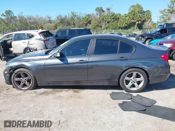 2013 BMW 3 Series 328i with VIN WBA3A5C50DF355734, listed as a IAAI auction lot 41629338 with 120,932 mi miles. Bid and sale history available at carsss.com. Image 15.