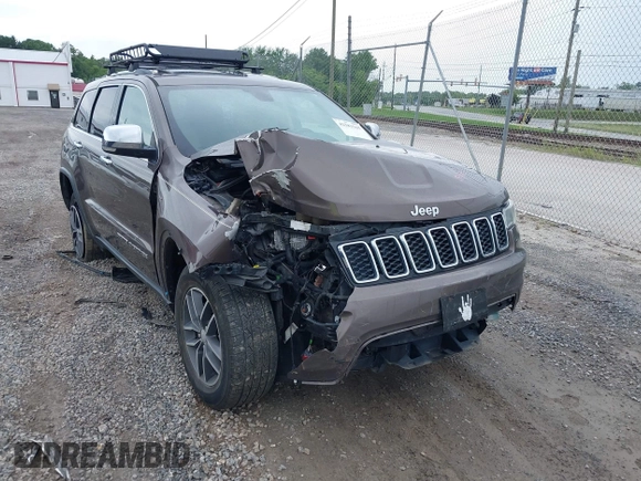 2017 Jeep Grand Cherokee Limited with VIN 1C4RJFBG4HC920046, listed as a IAAI auction lot 42383165 with 119,544 mi miles and . Bid and sale history available at DreamBid. Image 6.