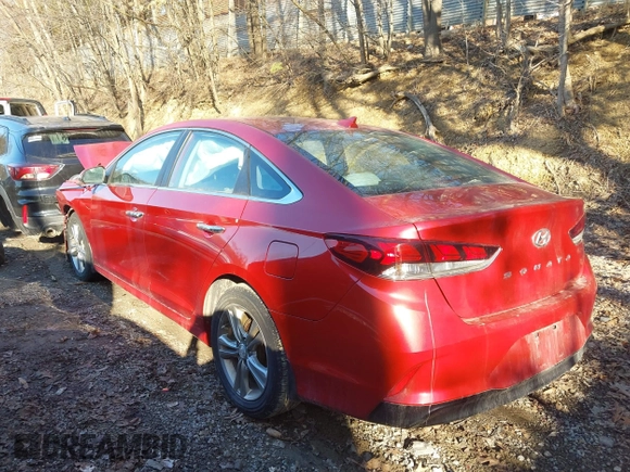 2018 Hyundai Sonata SEL with VIN 5NPE34AF2JH631831, listed as a IAAI auction lot 41754599 with 61,632 mi miles and . Bid and sale history available at DreamBid. Image 3.