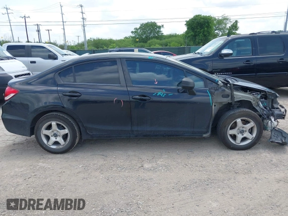 2015 Honda Civic LX with VIN 19XFB2F51FE120523, listed as a IAAI auction lot 42087314 with 129,727 mi miles and . Bid and sale history available at carsss.com. Image 14.