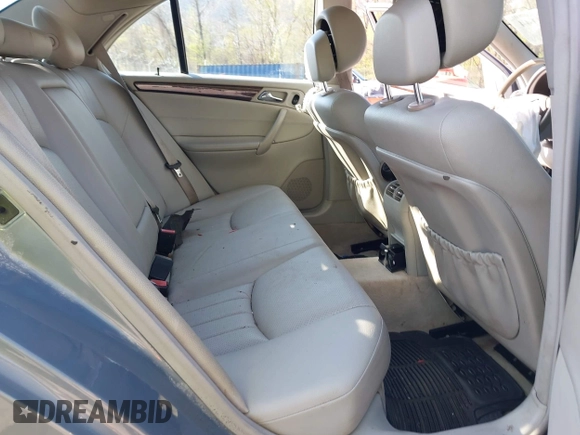 2006 Mercedes-Benz C 280 Luxury with VIN WDBRF54H26F795849, listed as a IAAI auction lot 42032144 with 231,286 mi miles and . Bid and sale history available at DreamBid. Image 8.