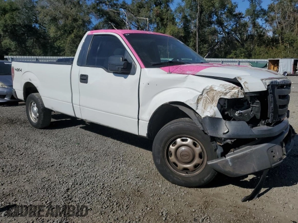 2013 Ford F-150 XL with VIN 1FTMF1EM1DKE35590, listed as a Copart auction lot 48037685 with 212,909 mi miles and Non Repairable. Bid and sale history available at carsss.com. Image 4.